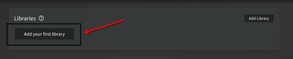 Bibliothek in Audiobookshelf hinzufügen