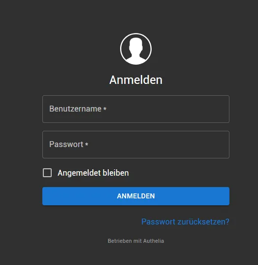 authelia login