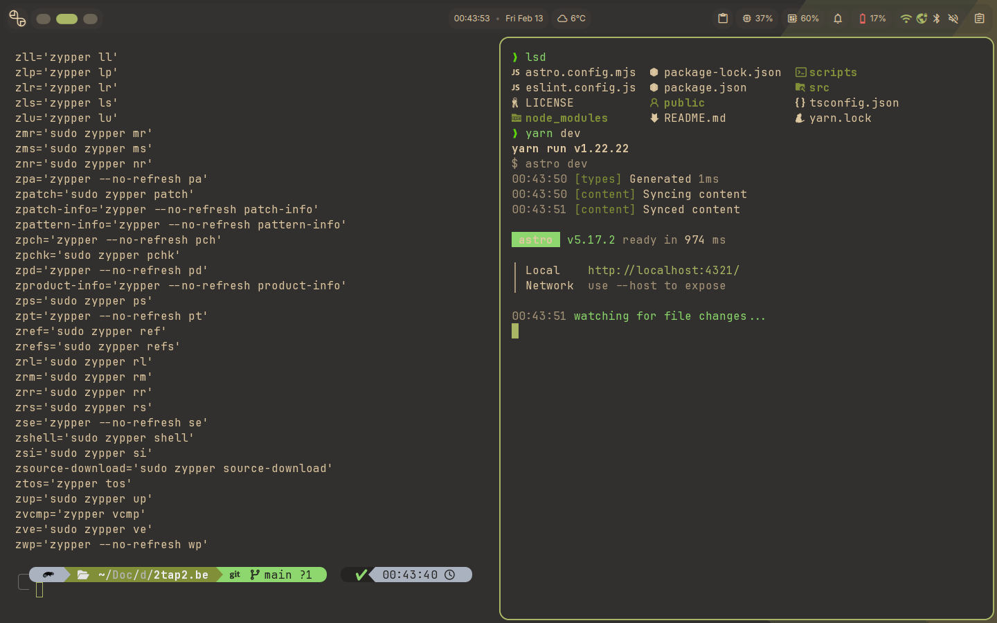 yarn-dev