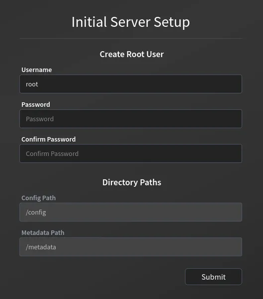 Account in Audiobookshelf anlegen
