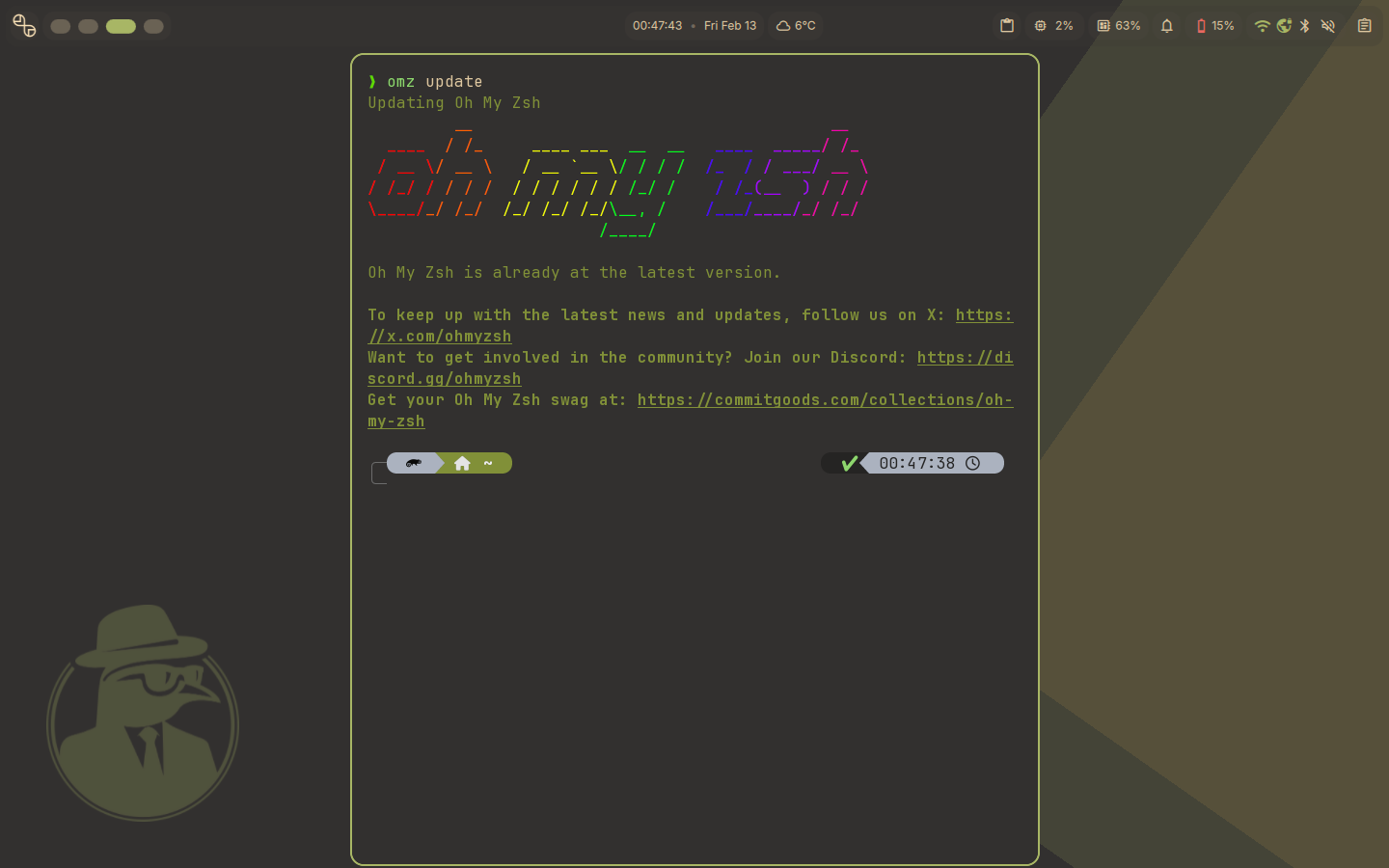 updatezsh